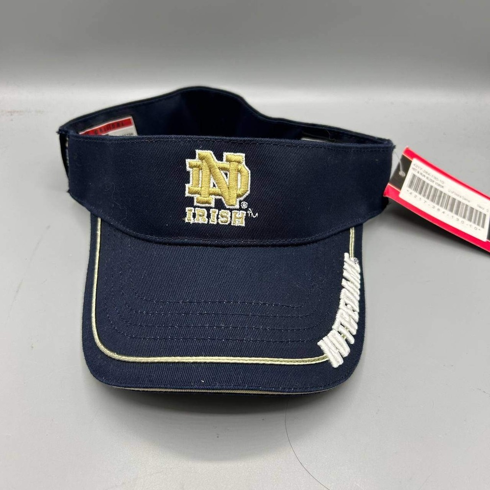 Notre Dame Fighting Irish NCAA Visor Hat Men Colosseum Strap Back Cap Cotton New